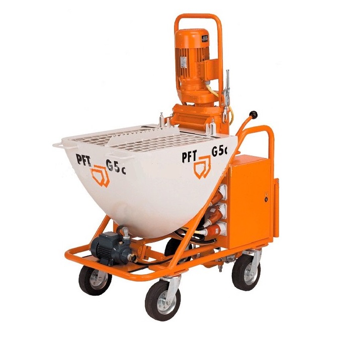 Отдаване под наем машина за мазилка - турбозол